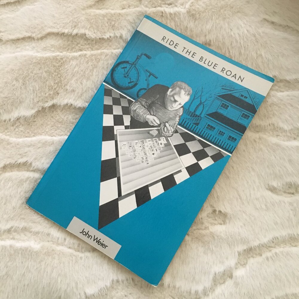 Vintage 1988 Ride The Blue Roan John Weier Canadian Poetry Book Turnstone Rare